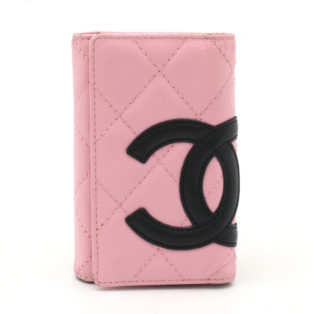 Chanel Cambon Line Soft Calf 6 Key Case A26723 in Very Good Condition