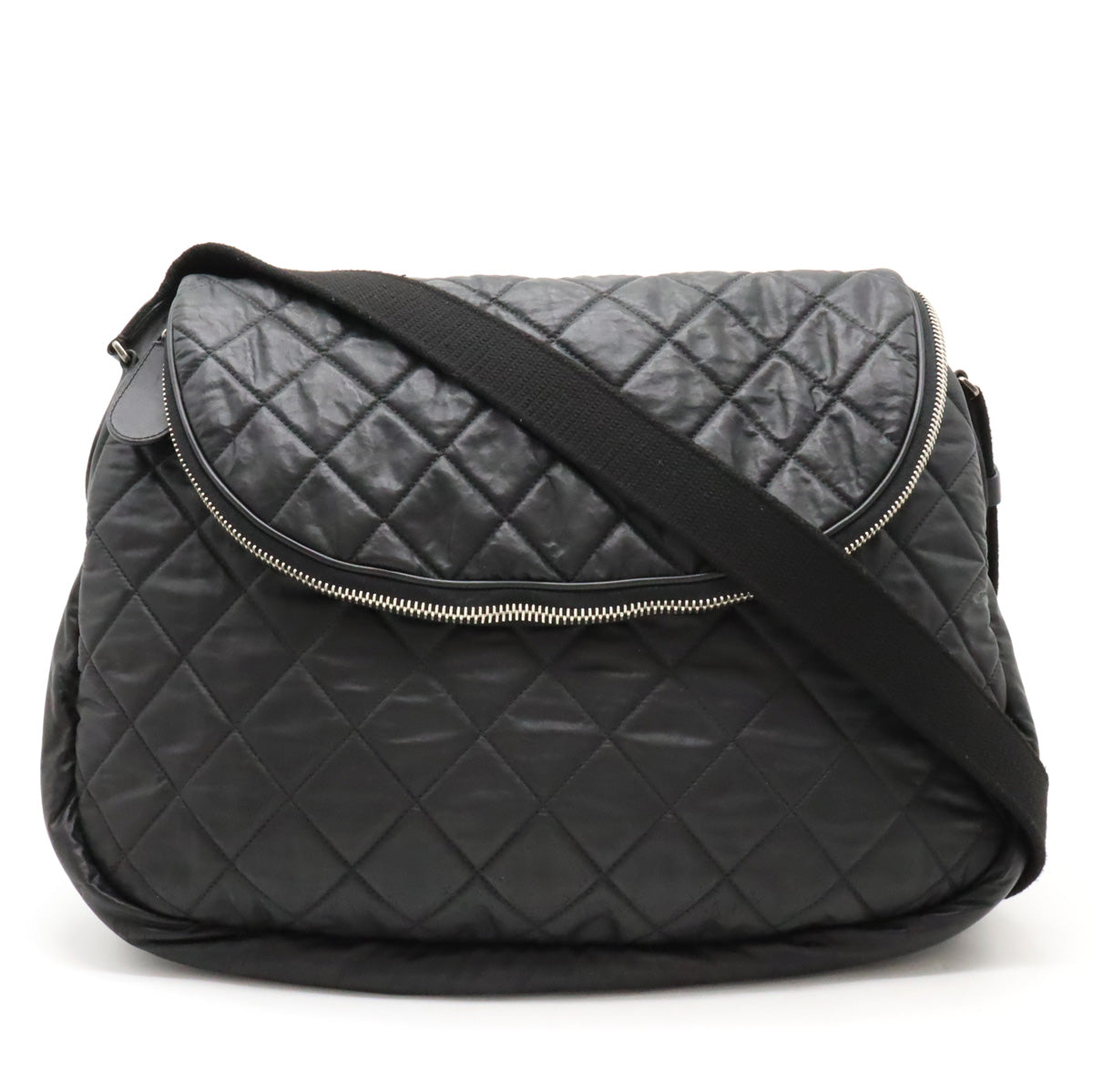 Chanel Cocoon Nylon Leather Shoulder Bag