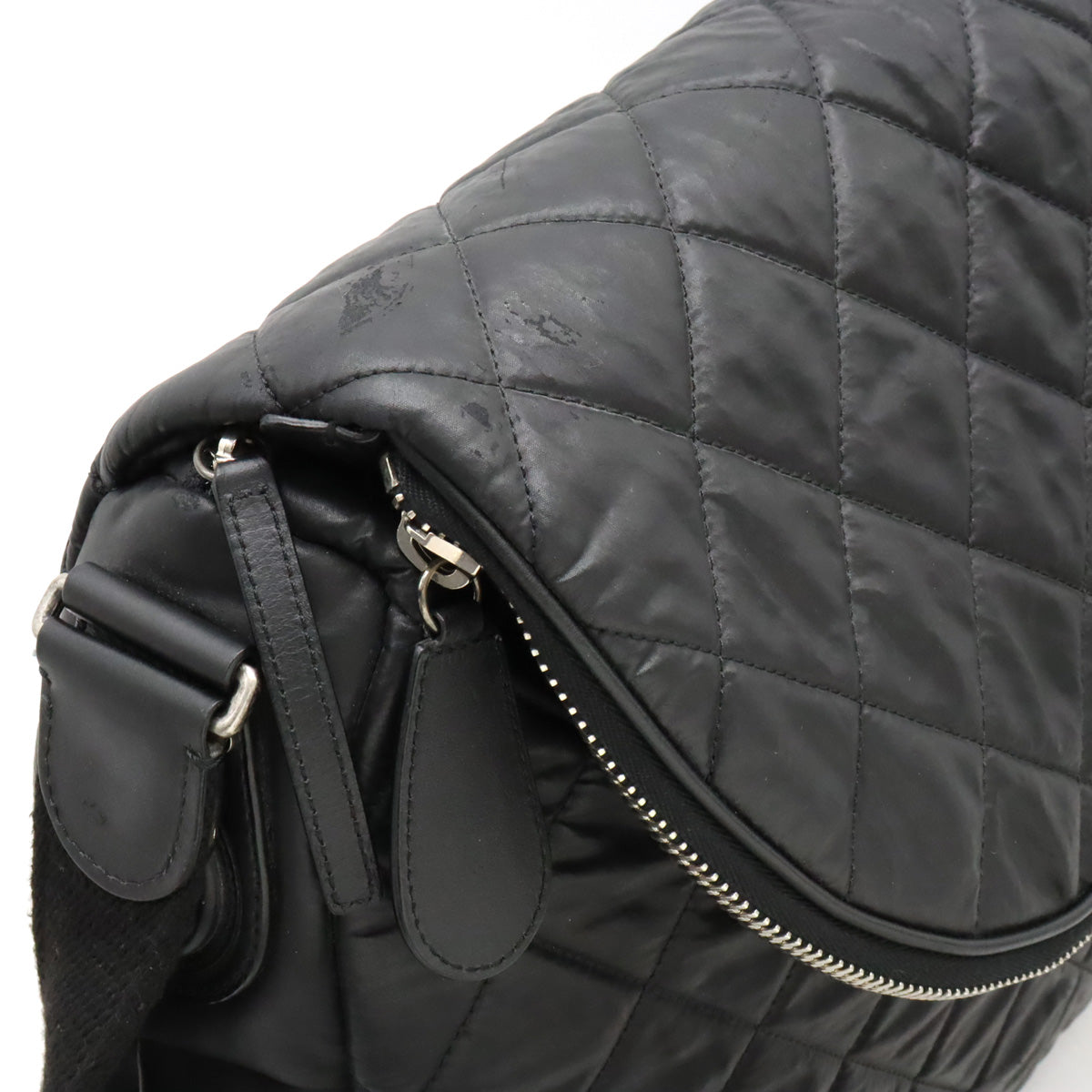 Chanel Cocoon Nylon Leather Shoulder Bag