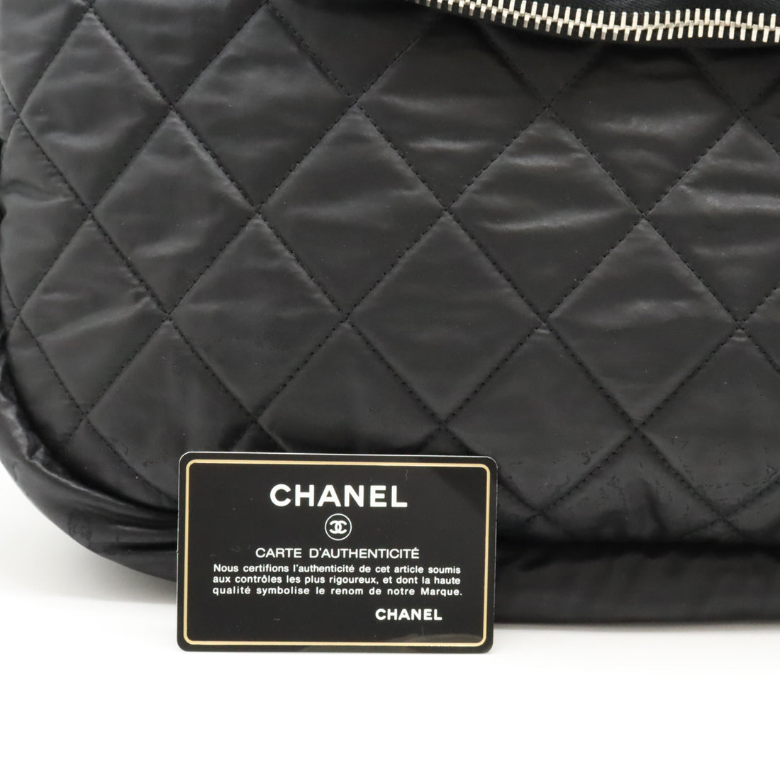 Chanel Nylon/Leather Coco Cocoon Shoulder Bag Messenger A66507