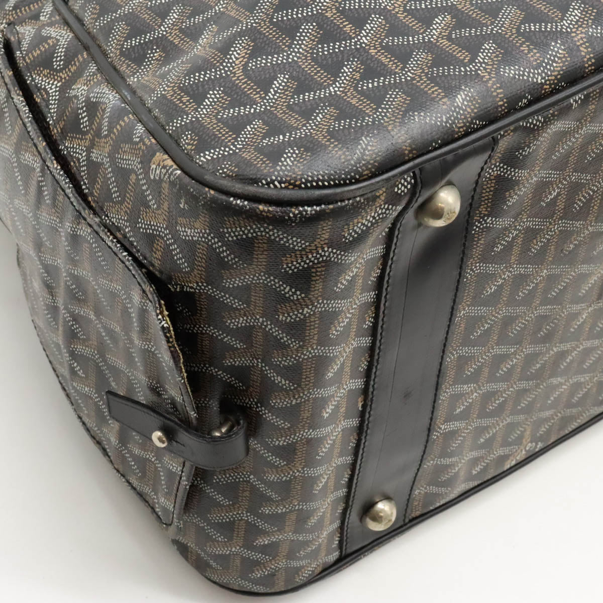 Goyard PVC/Leather Pet Carrier Bag