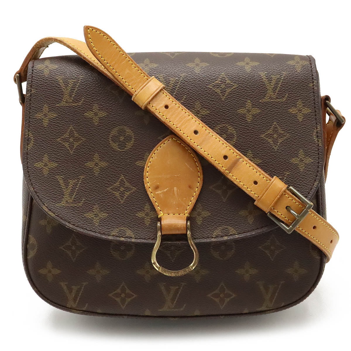 Louis Vuitton Monogram Saint Cloud 24 Shoulder Bag M51242 in Very Good Condition