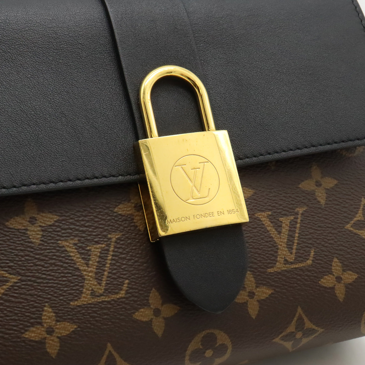 Louis Vuitton Monogram Rocky BB Handbag Black M44141