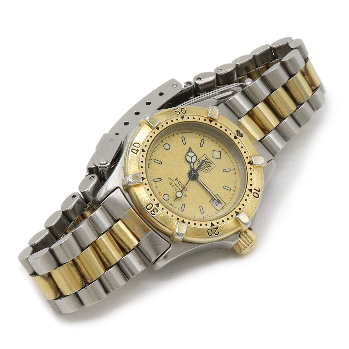 TAG Heuer Professional 2000 Gold Dial Quartz Watch