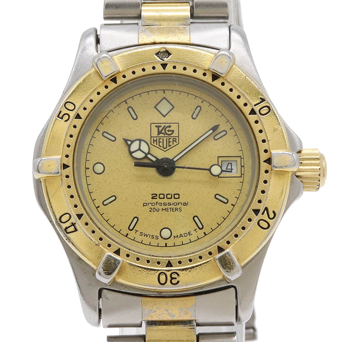 TAG Heuer Professional 2000 Gold Dial Quartz Watch