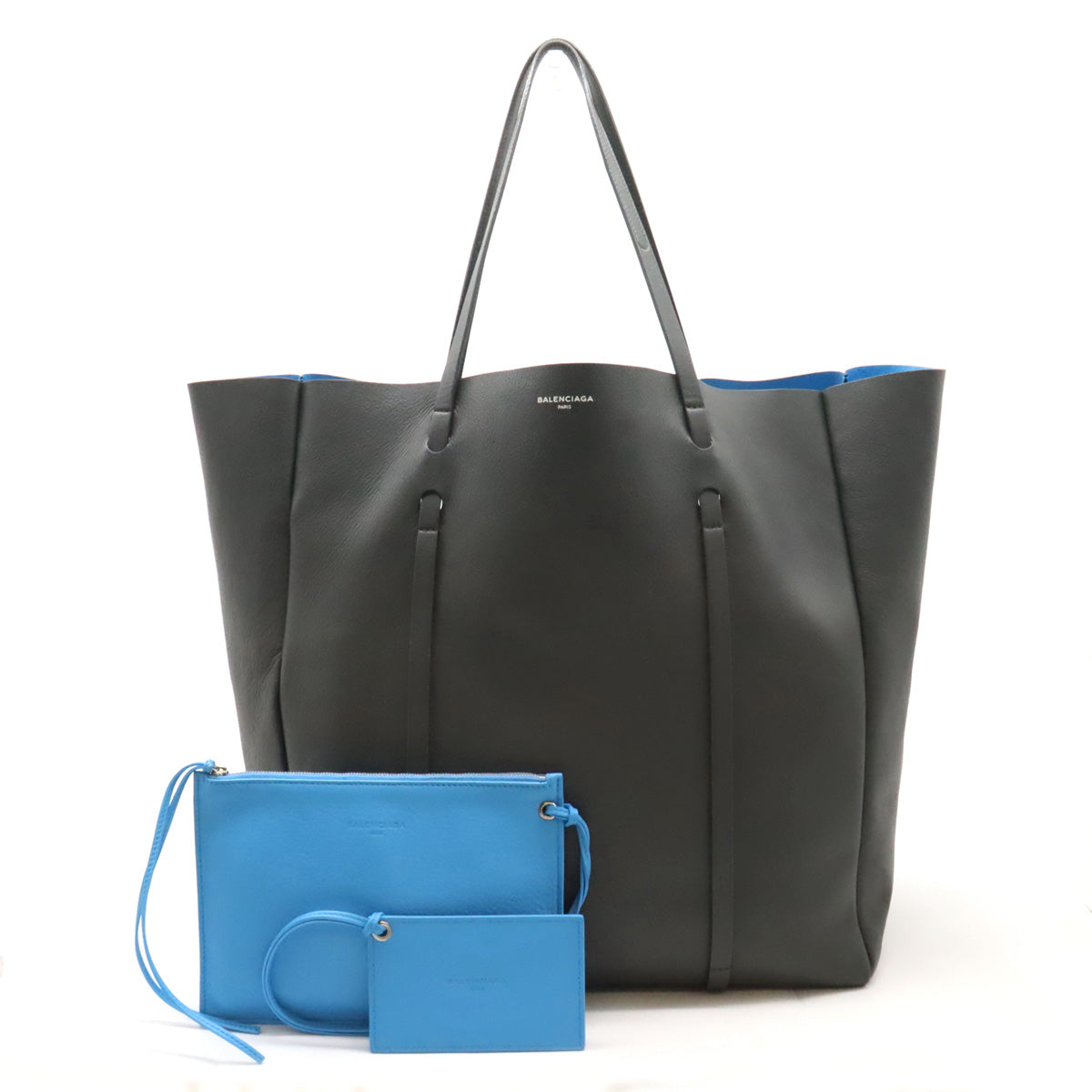 Balenciaga Everyday Logo Leather Tote Bag