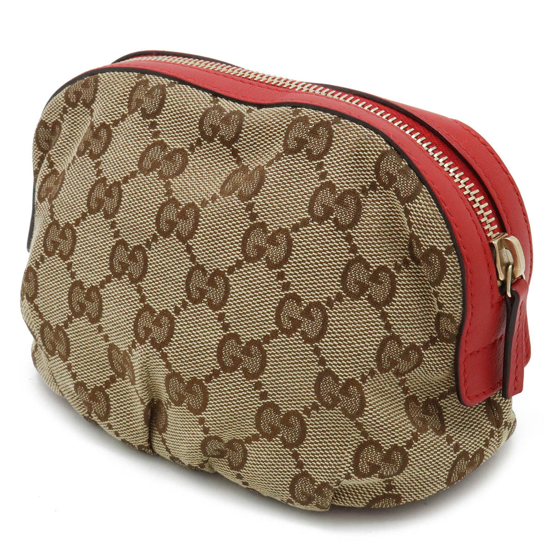 Gucci GG Canvas Ribbon Multi Pouch Cosmetic Bag 282663