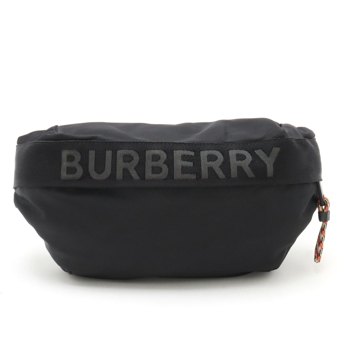 Burberry Nylon Leather Sonny Waist Bag Black