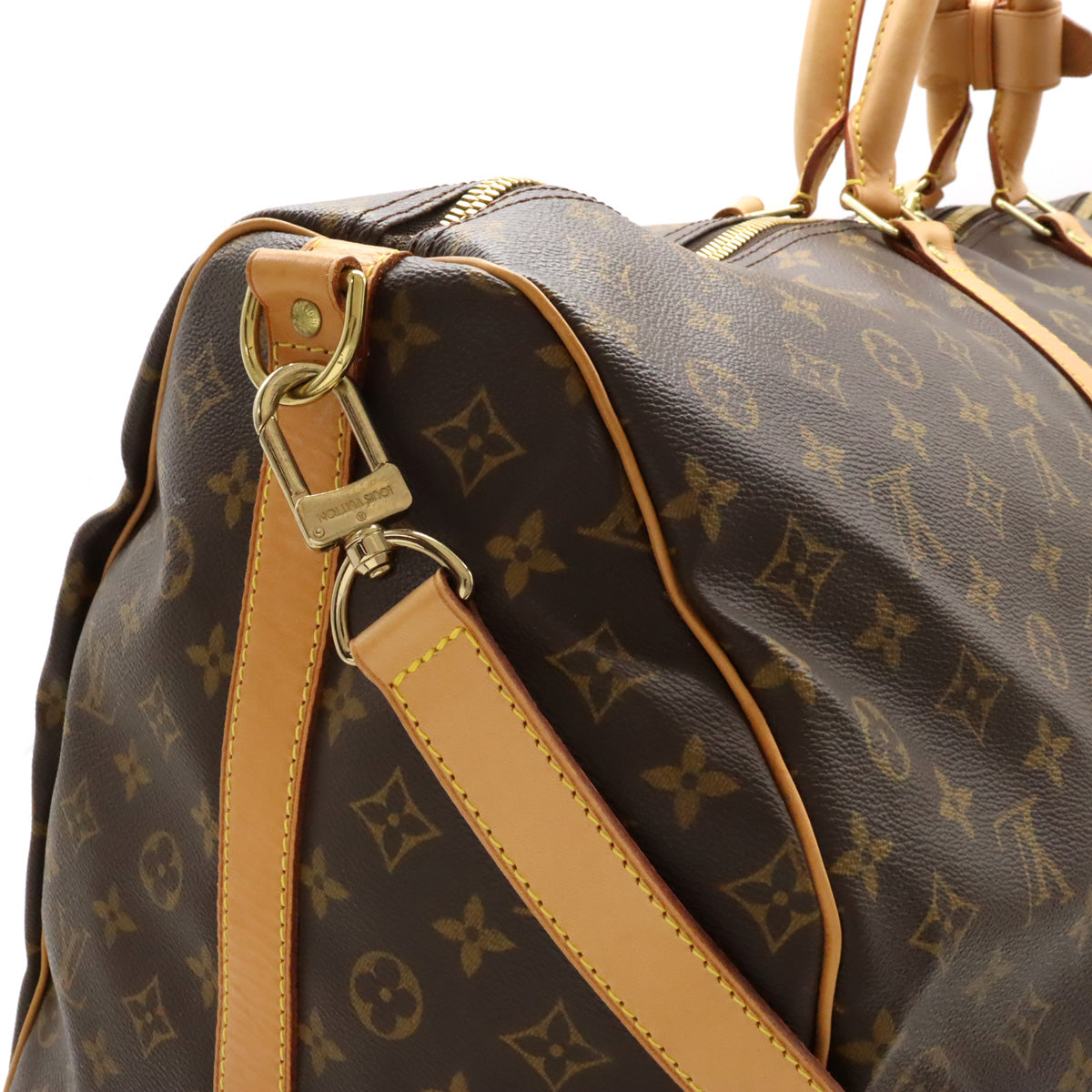 Louis Vuitton Monogram Keepall Bandouliere 60 Travel Bag M41412 in Very Good Condition