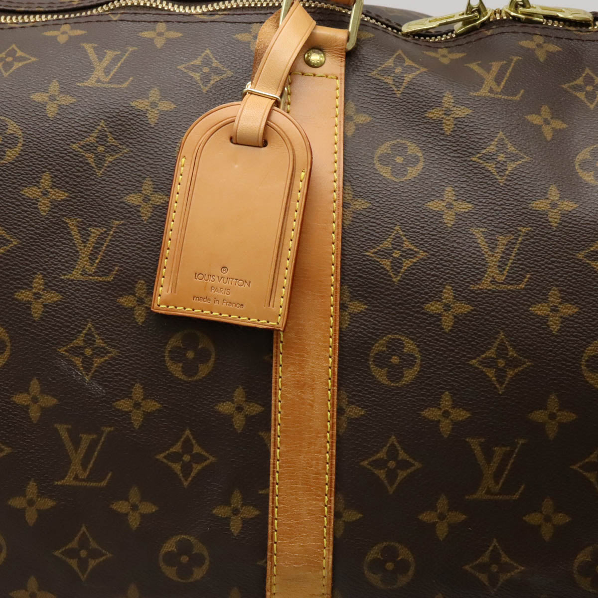 Louis Vuitton Monogram Keepall Bandouliere 60 Travel Bag M41412 in Very Good Condition