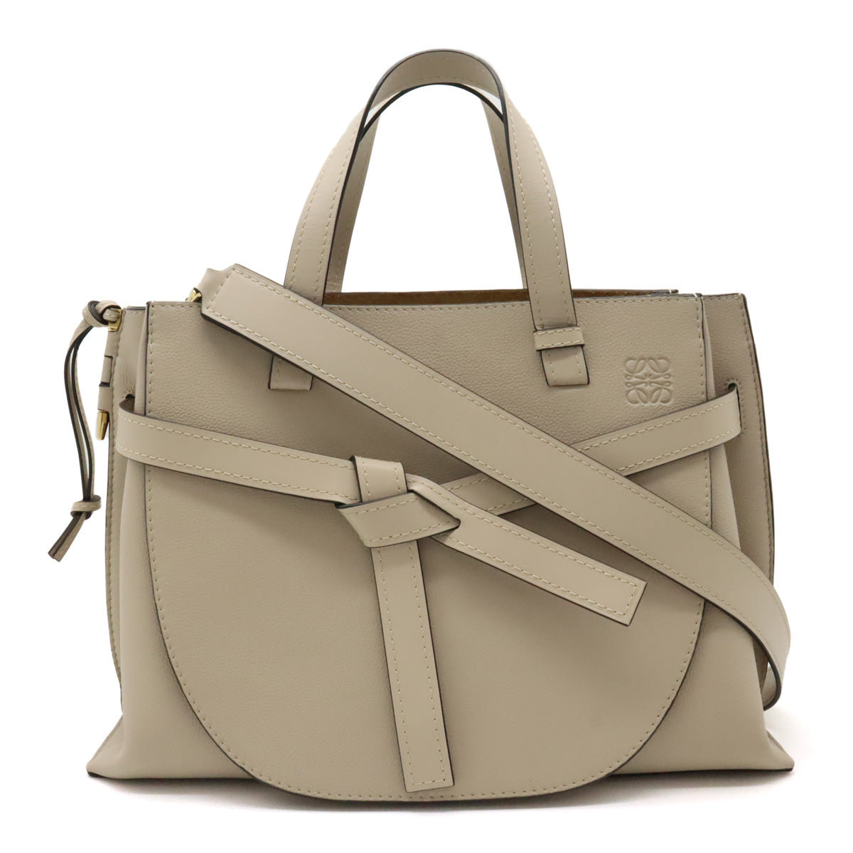 Loewe Anagram Gate Leather Top Handle Bag