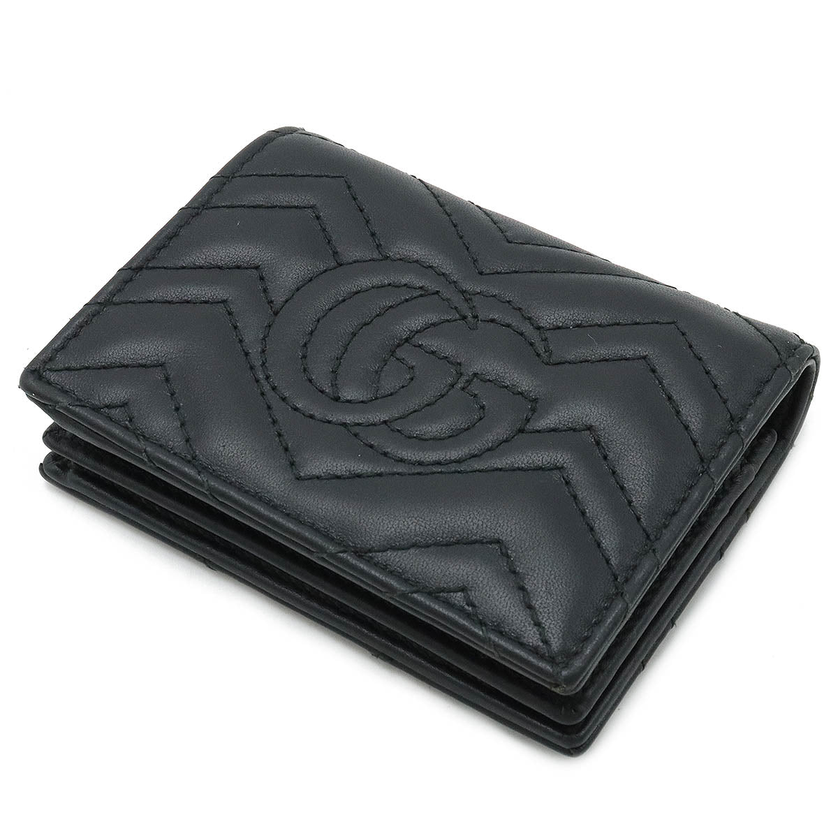 Gucci GG Marmont Quilted Leather Wallet Black