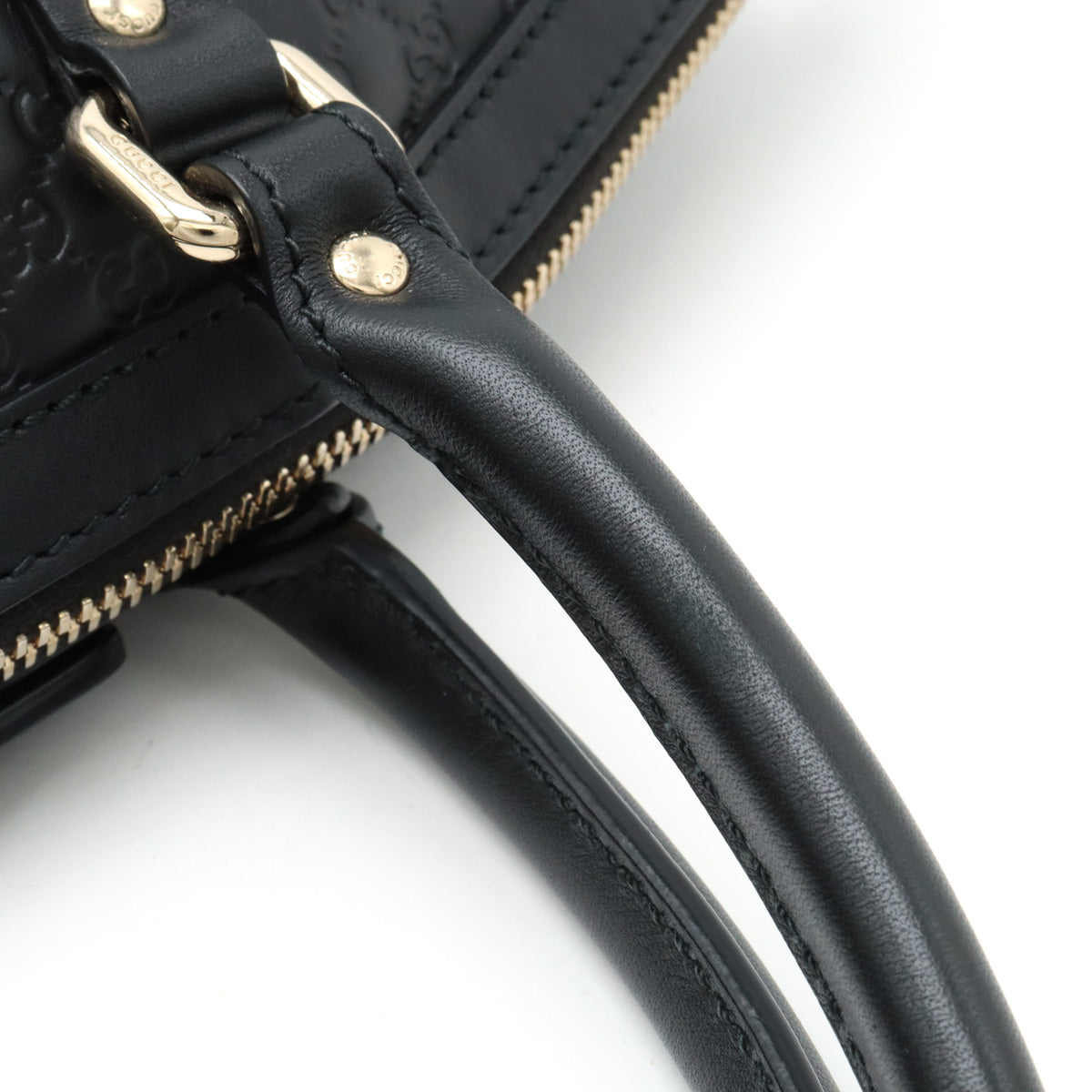 Gucci Microguccissima Leather Handbag Black