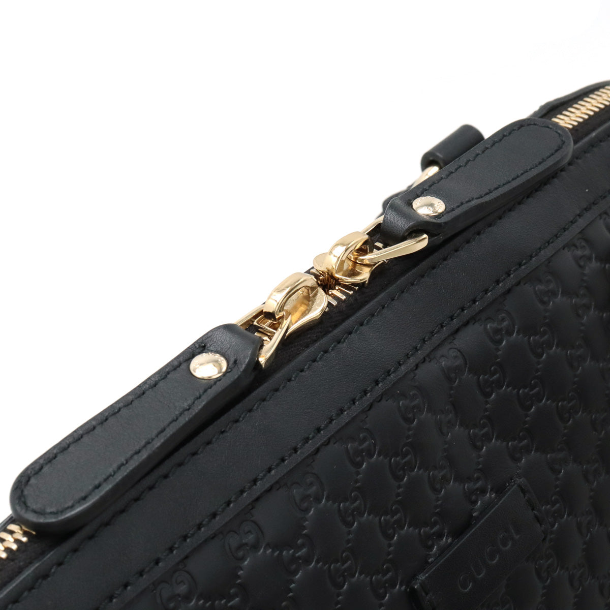 Gucci Microguccissima Leather Handbag Black