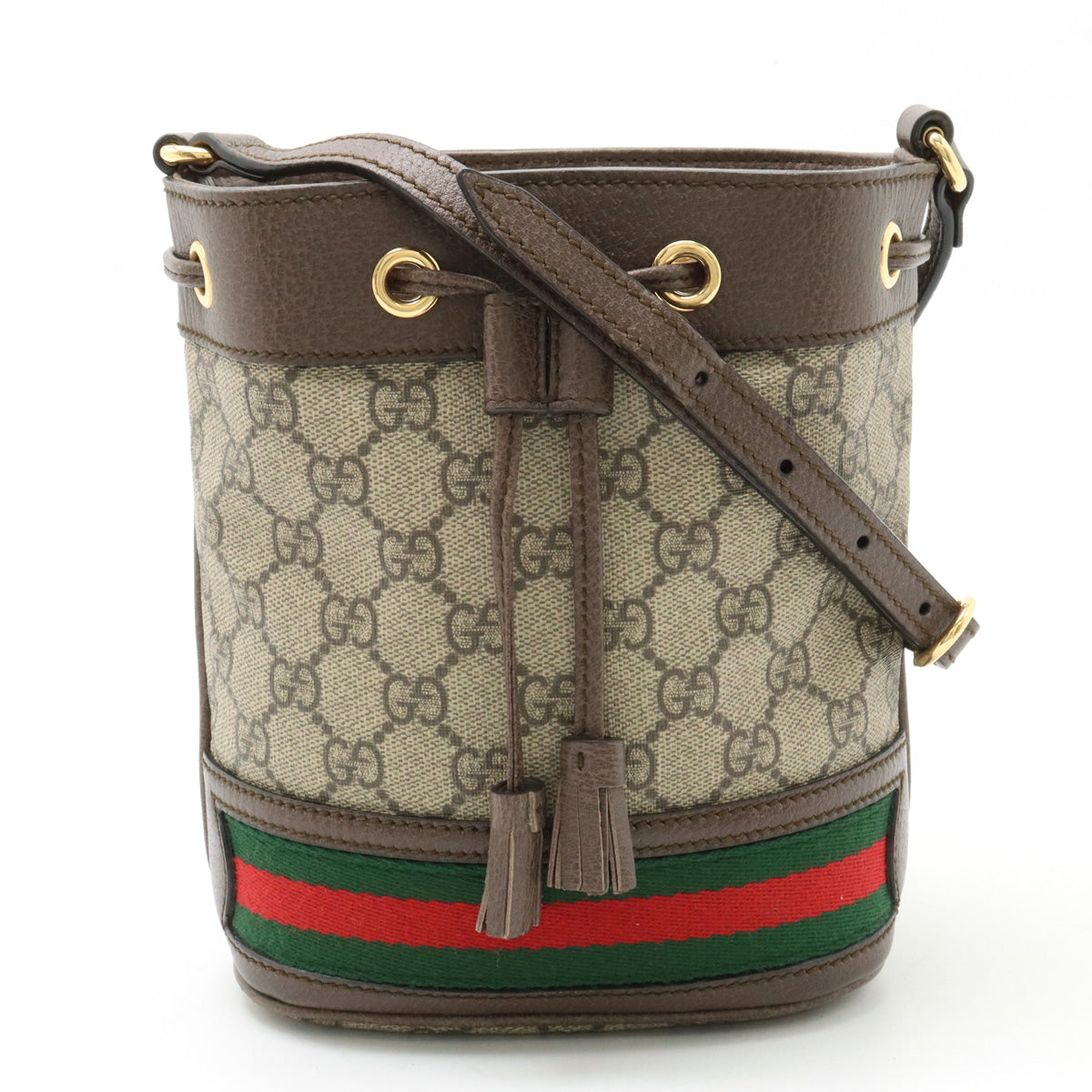 Gucci Ophidia GG Supreme Mini Bucket Bag 550620 in Very Good Condition