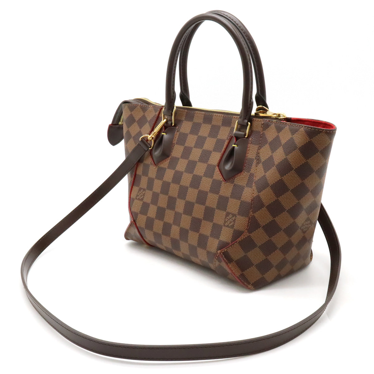 Louis Vuitton Damier Caissa Tote PM Handbag N41551 in Great Condition