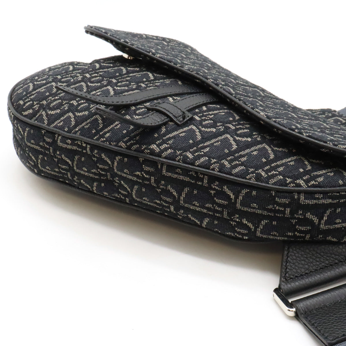 Dior Homme Oblique Jacquard Saddle Bag