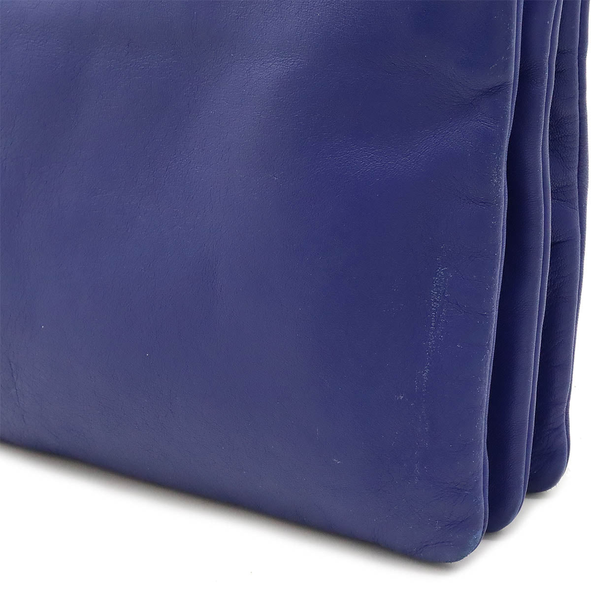 Celine Trio Large Lambskin Shoulder Bag Blue