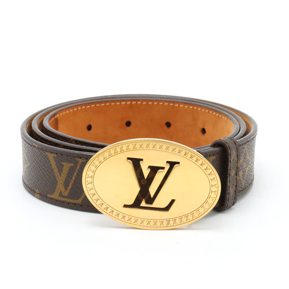 Louis Vuitton Monogram Belt M9842U in Very Good Condition