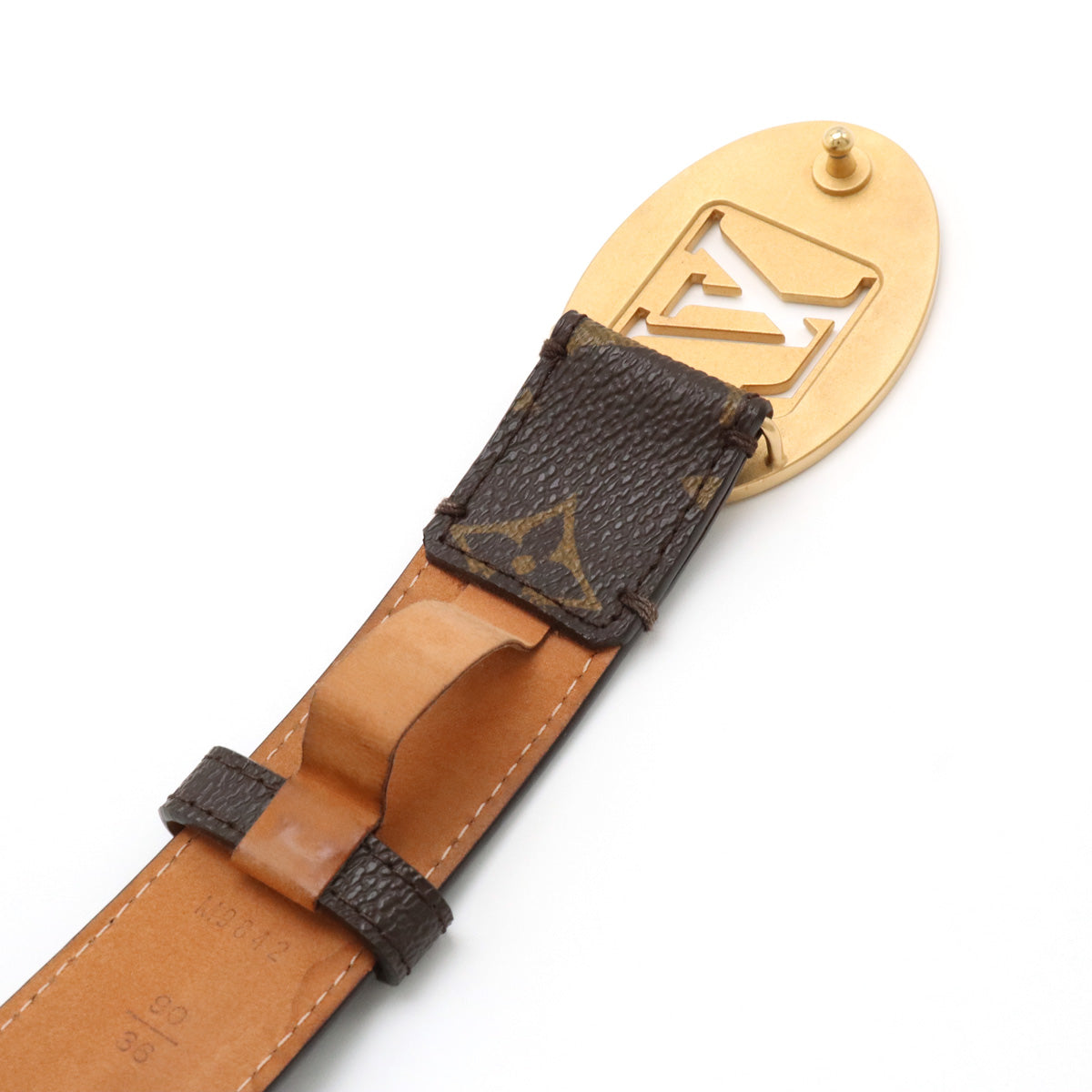 Louis Vuitton Monogram Belt M9842U in Very Good Condition