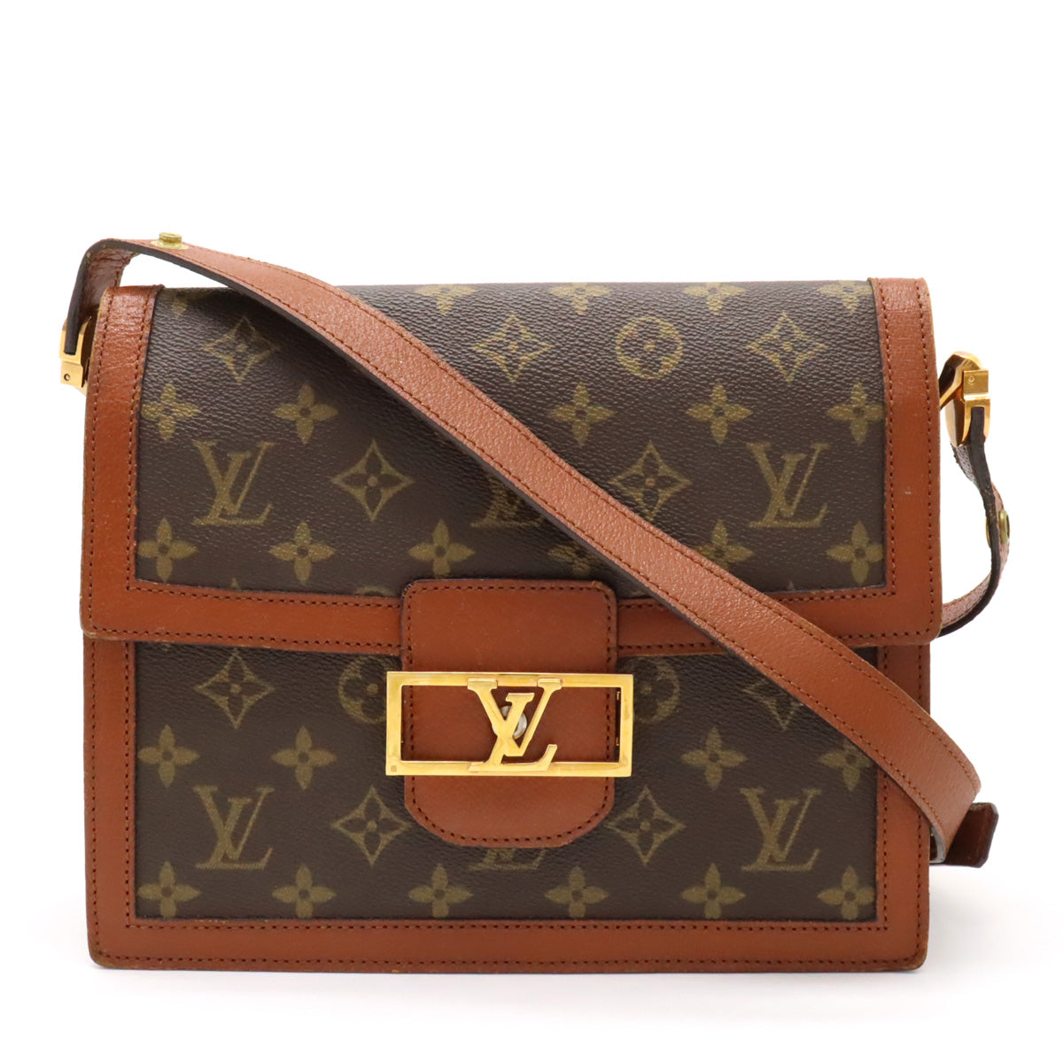 Louis Vuitton Monogram Sac Dauphine 2WAY Shoulder Bag M51410 in Very Good Condition