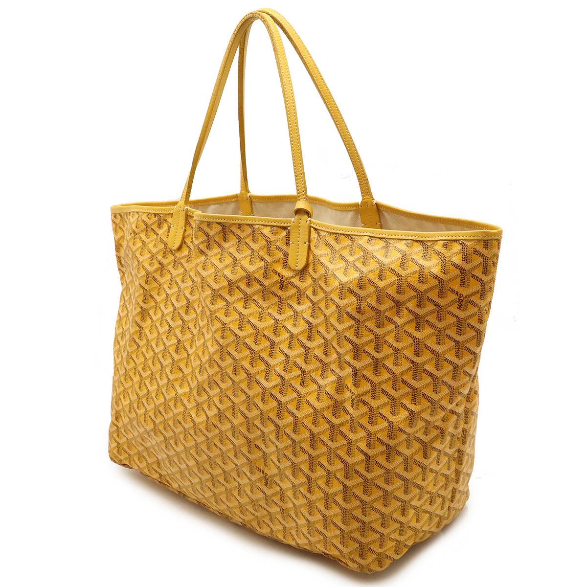 Goyard Saint Louis GM Tote Bag PVC Leather Yellow