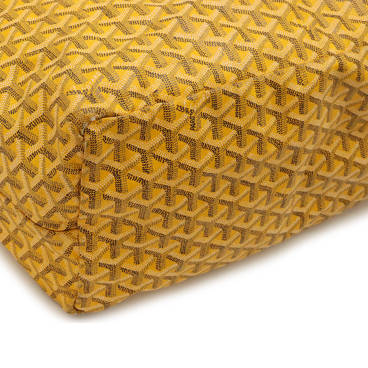 Goyard Saint Louis GM Tote Bag PVC Leather Yellow