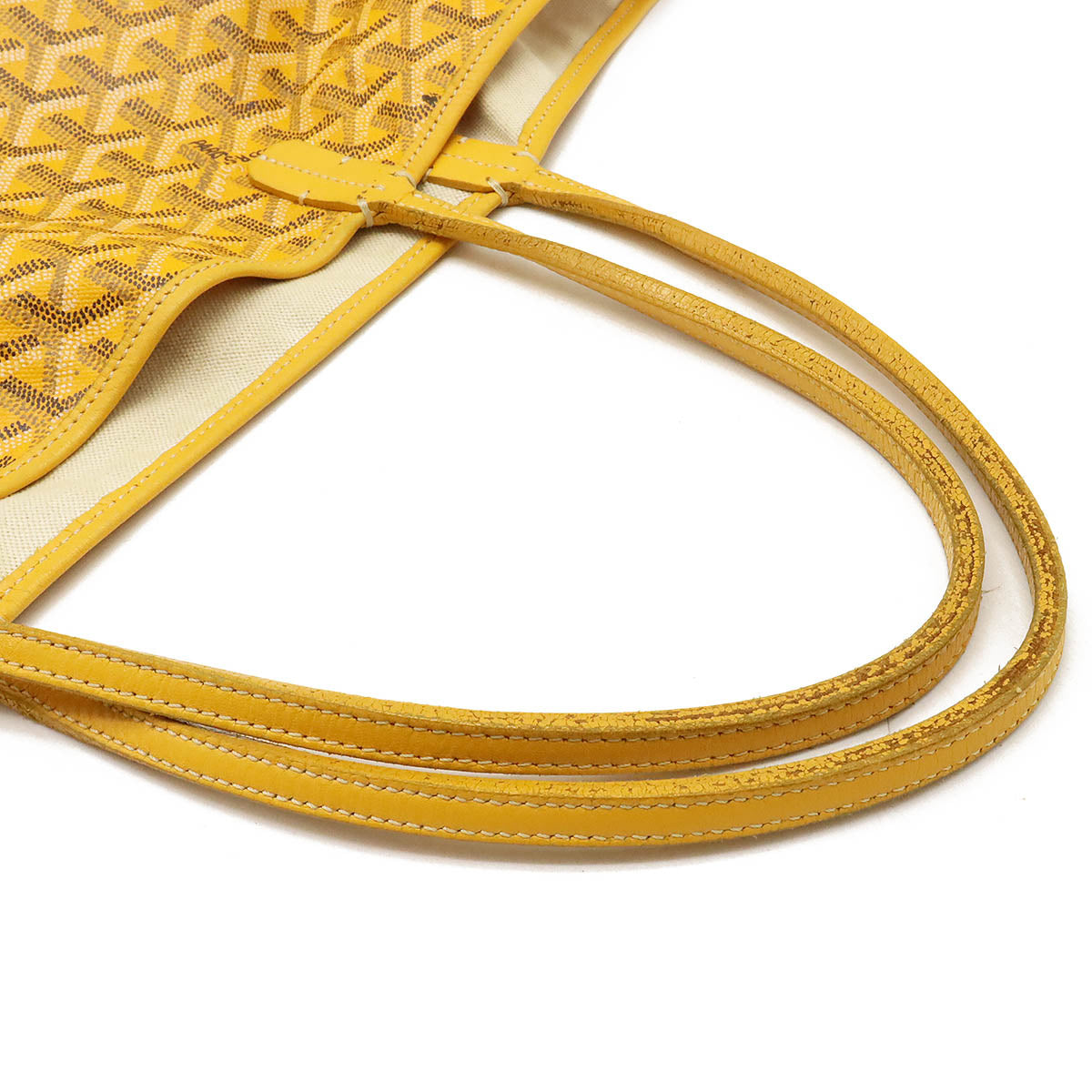 Goyard Saint Louis GM Tote Bag PVC Leather Yellow