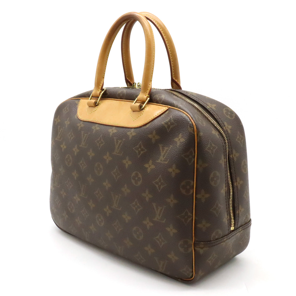 Louis Vuitton Monogram Bowling Vanity Deauville Handbag M47270 in Good Condition