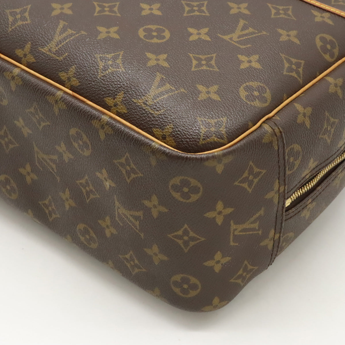 Louis Vuitton Monogram Bowling Vanity Deauville Handbag M47270 in Good Condition