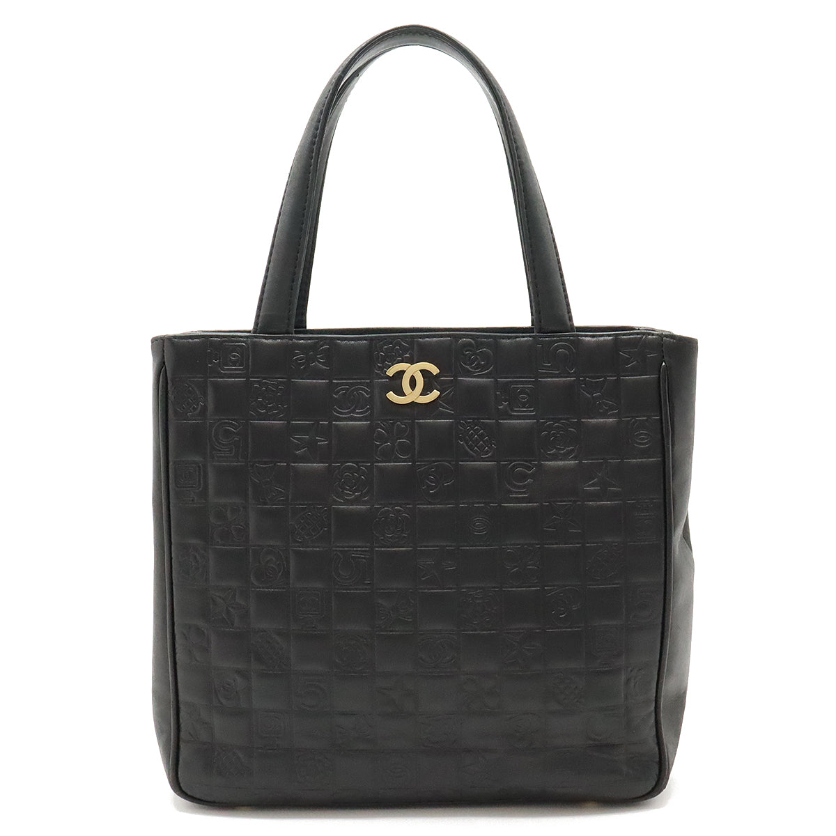 Chanel Leather Icon Coco Mark Tote Bag