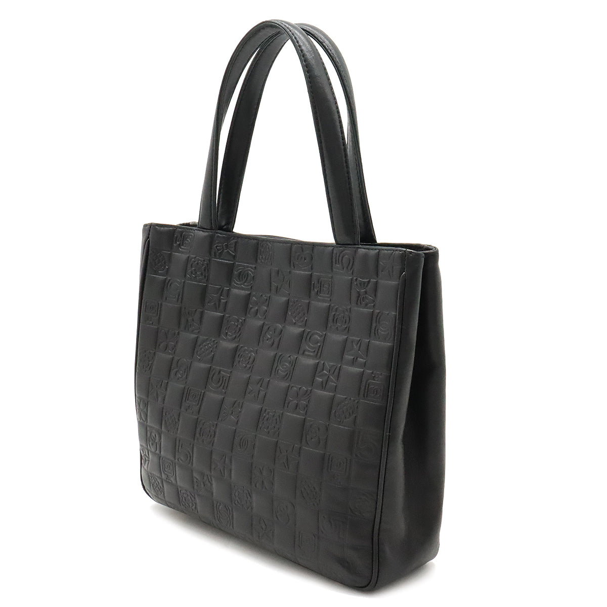 Chanel Leather Icon Coco Mark Tote Bag