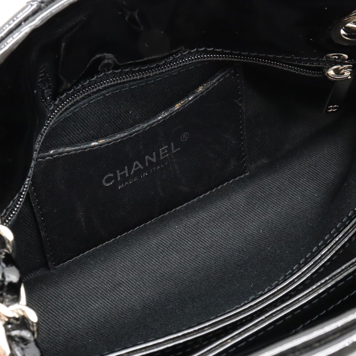 Chanel Mademoiselle Matelasse Mini Bowling Bag Shoulder Bag Black in Great Condition