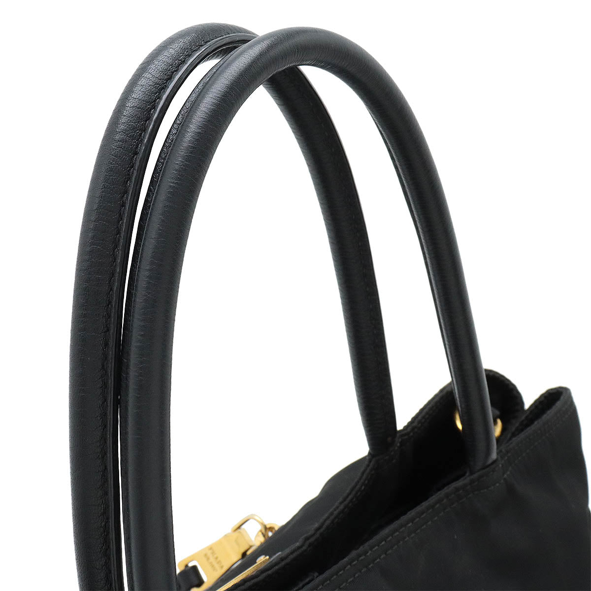 Prada Nylon Leather Tote Bag BN1825