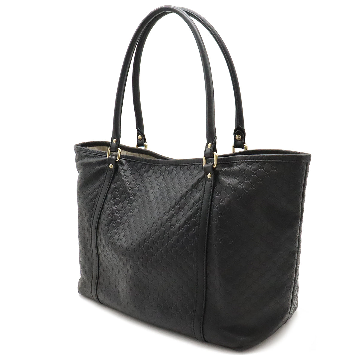 Gucci Microguccissima Leather Tote Bag Black