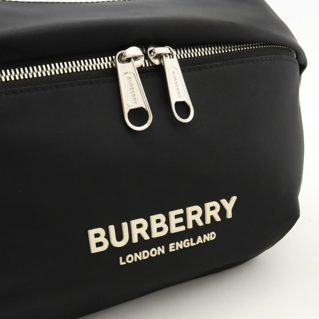 Burberry Nylon/Leather Sonny Waist Bag Black