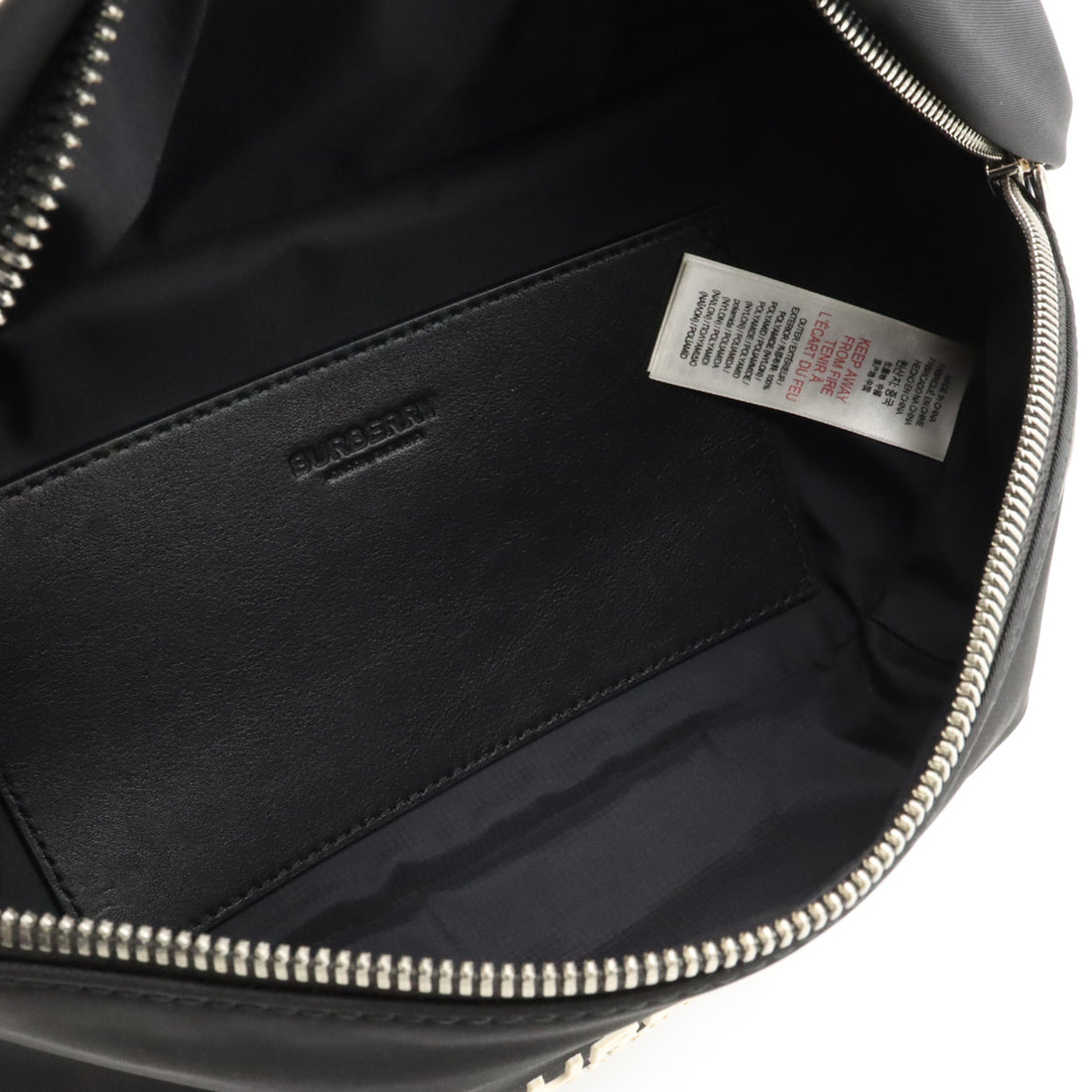 Burberry Nylon/Leather Sonny Waist Bag Black