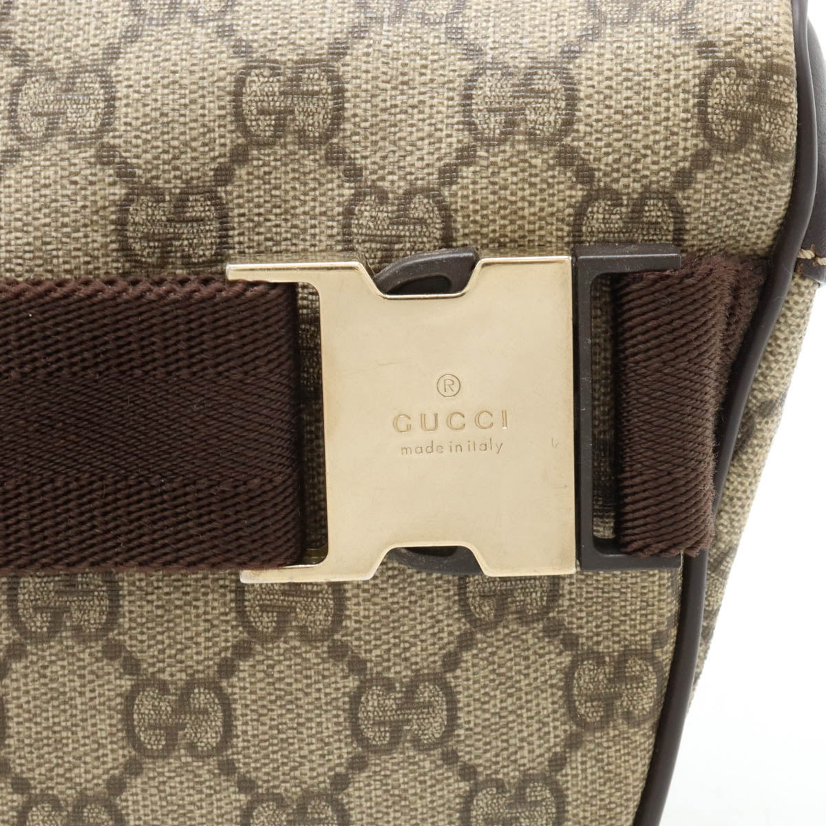 Gucci GG Supreme Waist Bag PVC Leather