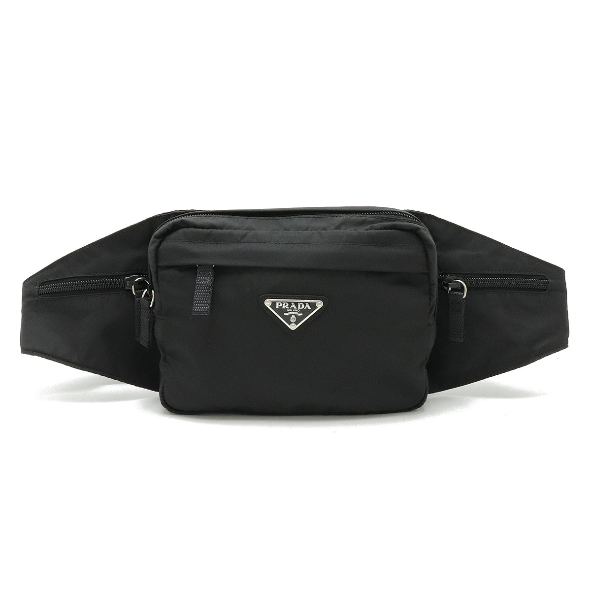 Prada Nylon Waist Bag V210 in Good Condition