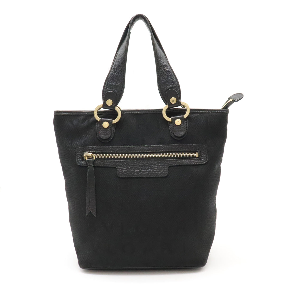 Bvlgari Logo Mania Tote Bag Black