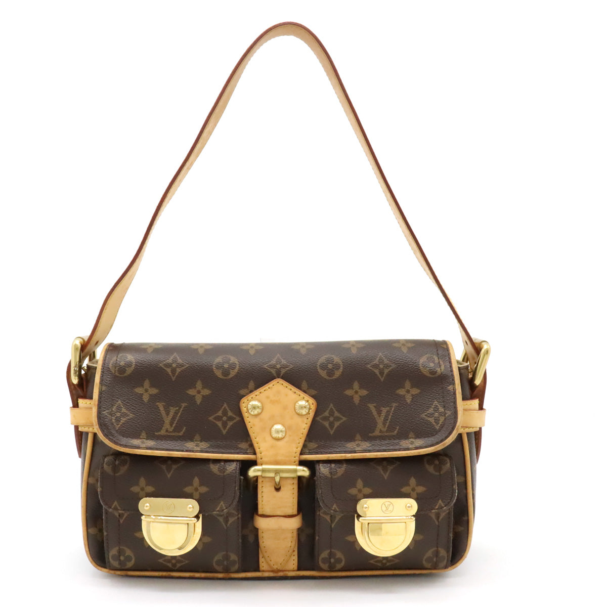 Louis Vuitton Monogram Hudson PM Shoulder Bag M40027 in Good Condition