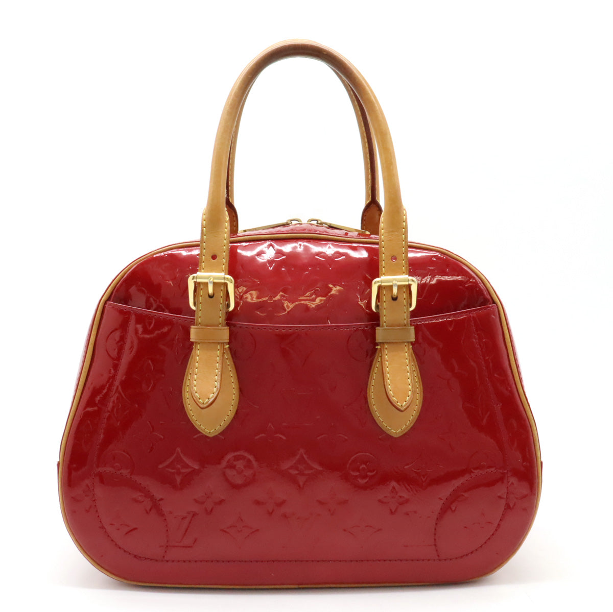 Louis Vuitton Monogram Vernis Summit Drive Handbag Red