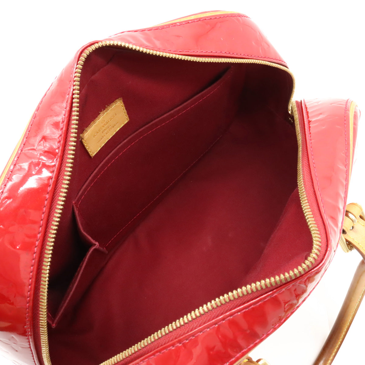 Louis Vuitton Monogram Vernis Summit Drive Handbag Red