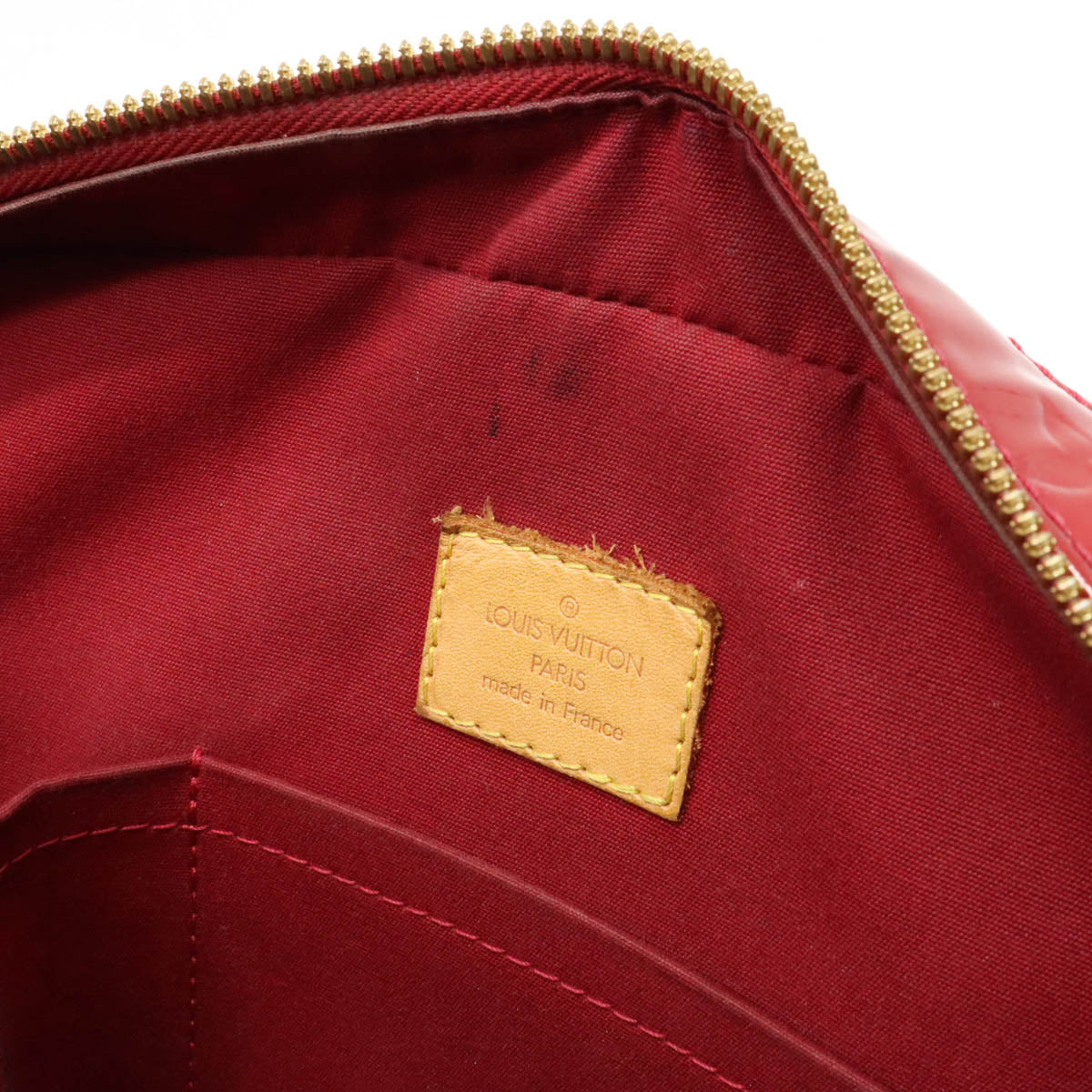 Louis Vuitton Monogram Vernis Summit Drive Handbag Red