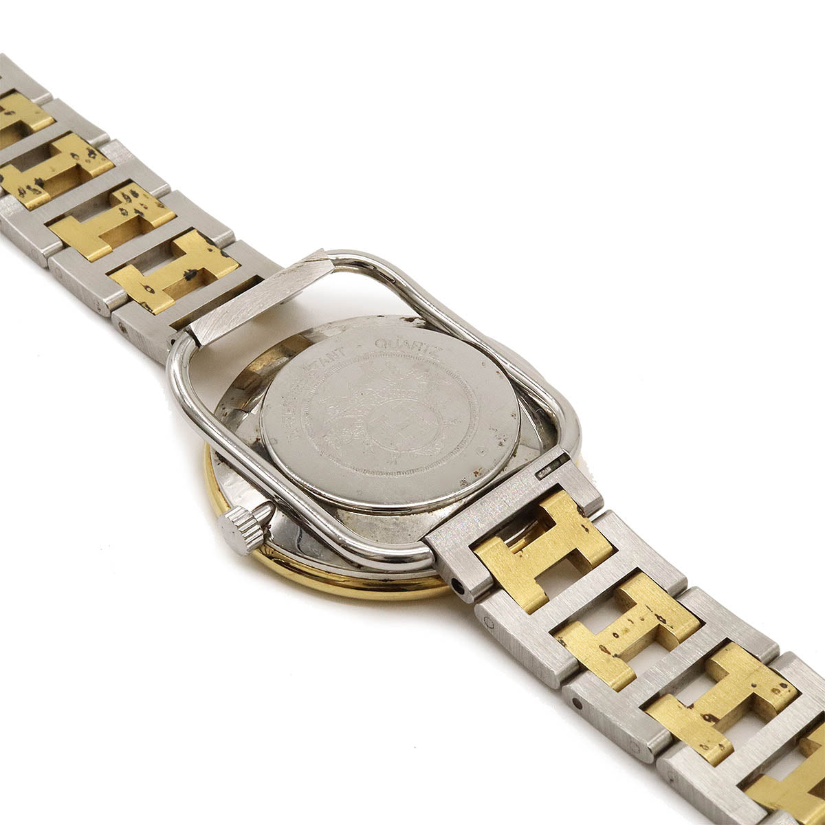 Hermes Arceau Quartz Watch SS/GP