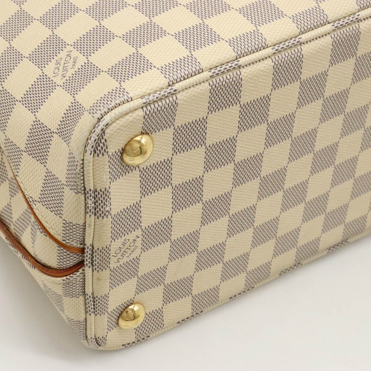 Louis Vuitton Damier Azur Calvi Tote Bag N41449 in Very Good Condition