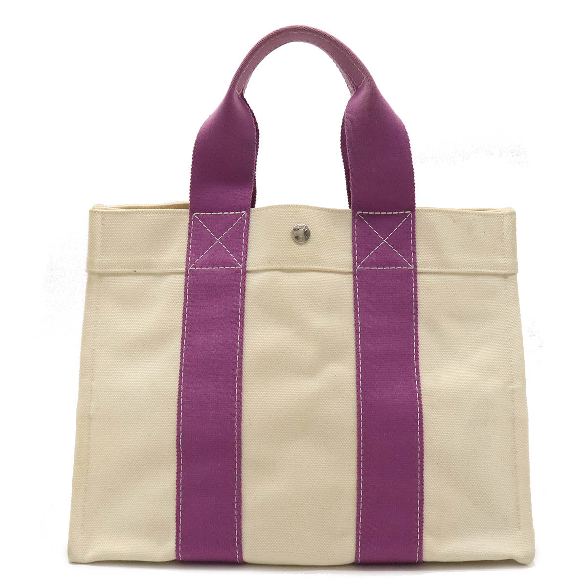 Hermes Canvas Bora Bora PM Tote Bag in Very Good Condition