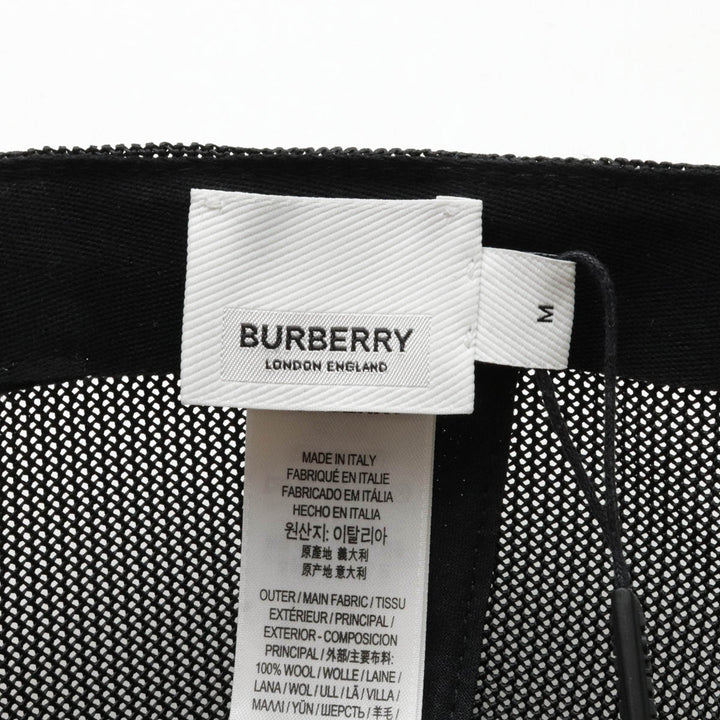 Burberry Wool Nylon Tracker Cap Hat in Pristine Condition