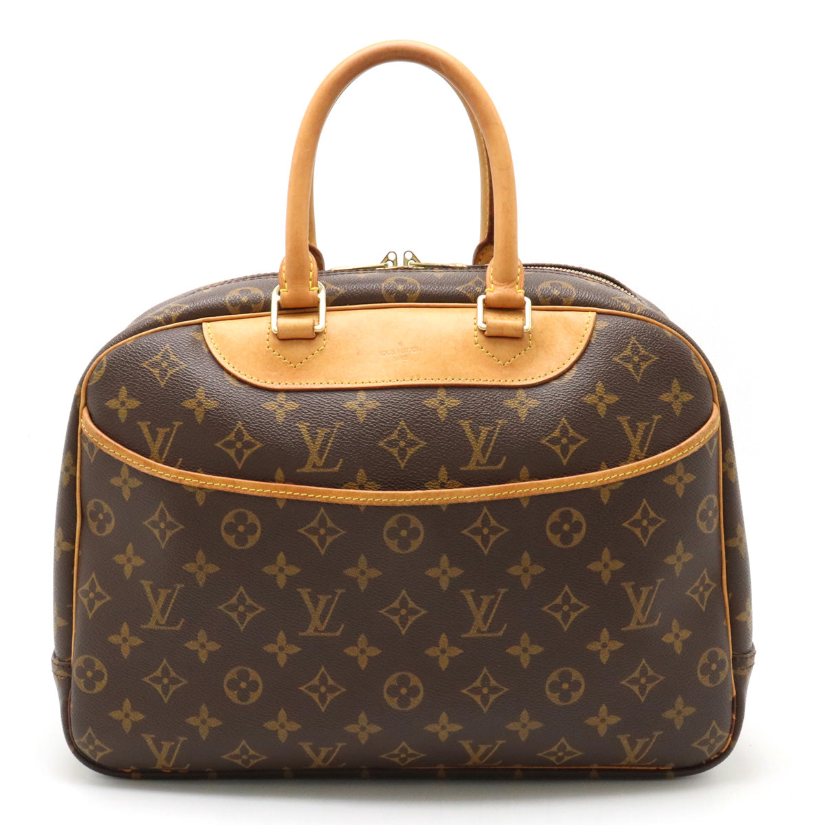 Louis Vuitton Monogram Bowling Vanity Deauville Handbag M47270