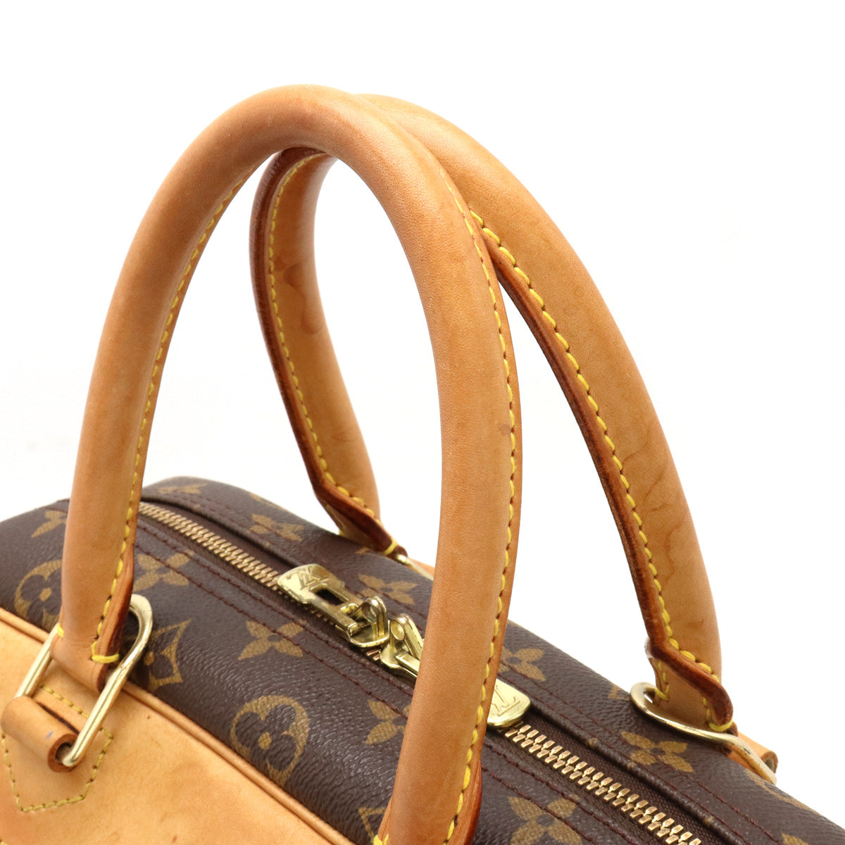 Louis Vuitton Monogram Bowling Vanity Deauville Handbag M47270